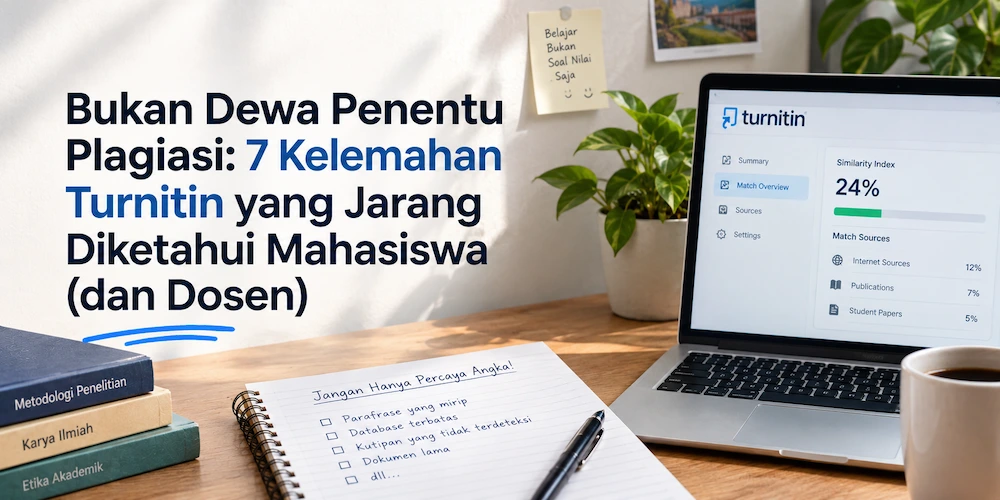 Bukan Dewa Penentu Plagiasi: 7 Kelemahan Turnitin yang Jarang Diketahui Mahasiswa (dan Dosen)
